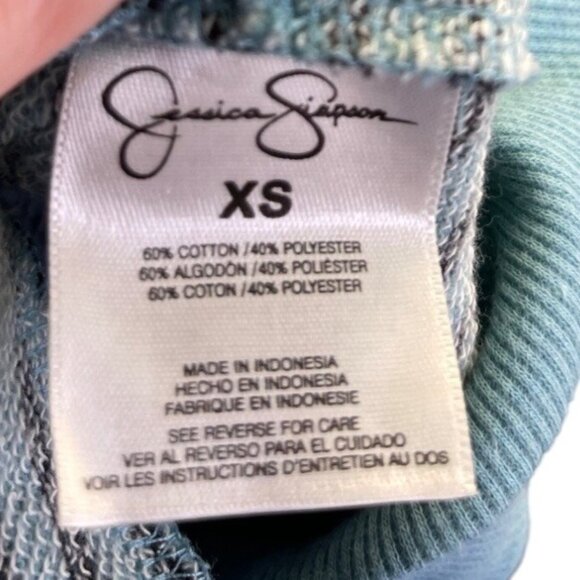 Jessica Simpson Active Lola Drop Waist Dress  XS Green Black  Striped - Picture 5 of 6